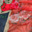 Thumbnail: Pure soft organza silk saree with beautiful floral prints nd fully handwork