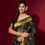 Thumbnail: Buy Green Color Organza Silk Sarees Online Party Wear Saree & Wedding Saree