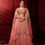 Thumbnail: Embroidered Lehenga Net (Satin Inner with Can-Can) Party Wear Wedding Lehenga