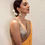 Thumbnail: Bollywood Saree, Kiara Advani Celebrity Inspired Sequins Designer Saree
