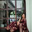 Thumbnail: GORGEOUS BURGUNDY/ WINE SHADED SOFT SILK SAREE WITH CHIKOO COLOUR BLOUSE
