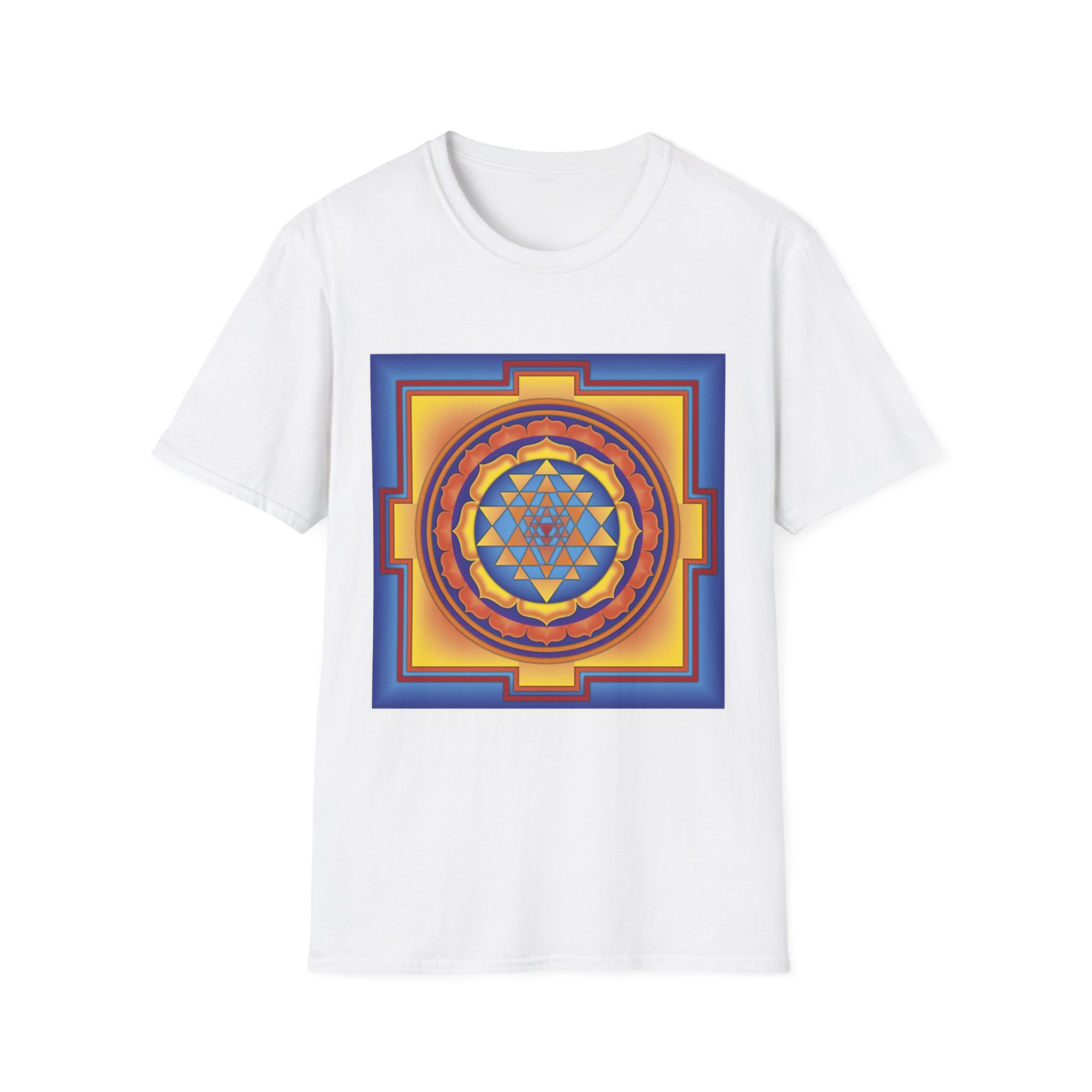 Sri Yantra Mandala T-Shirt — Sacred Geometry Meditation Tee