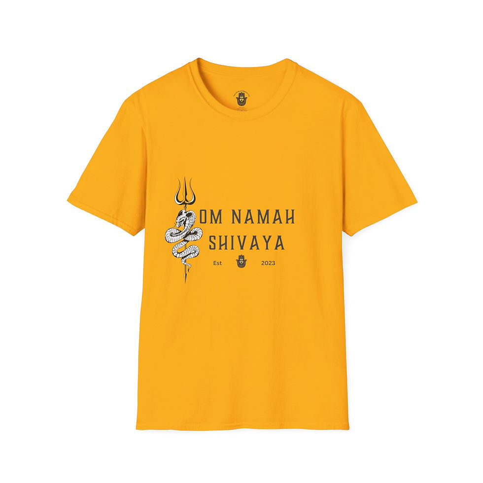Thumbnail: Om Nama Shivaya Mantra Tee - Embrace the Divine Energy