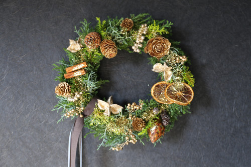 クリスマスリースS 008 | flowerandesignsowaka