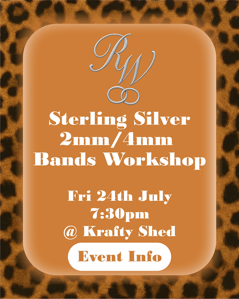 Sterling Silver Workshop at Krafty Shed 24.07.26