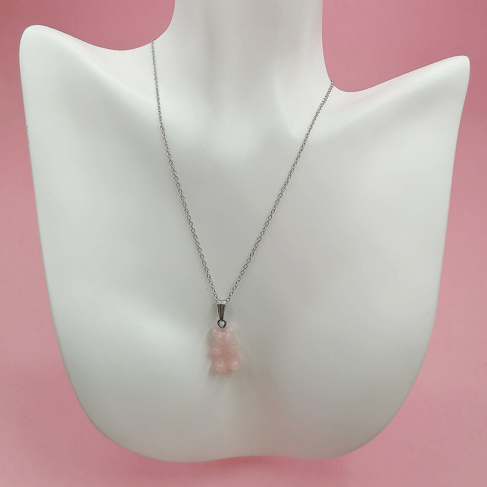 Miniatura: Collar gummy rosa