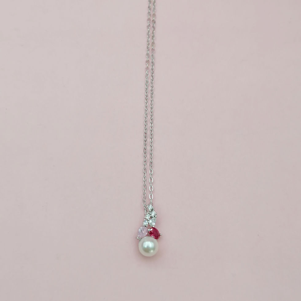 Miniatura: Set de Aretes y Collar Jinju