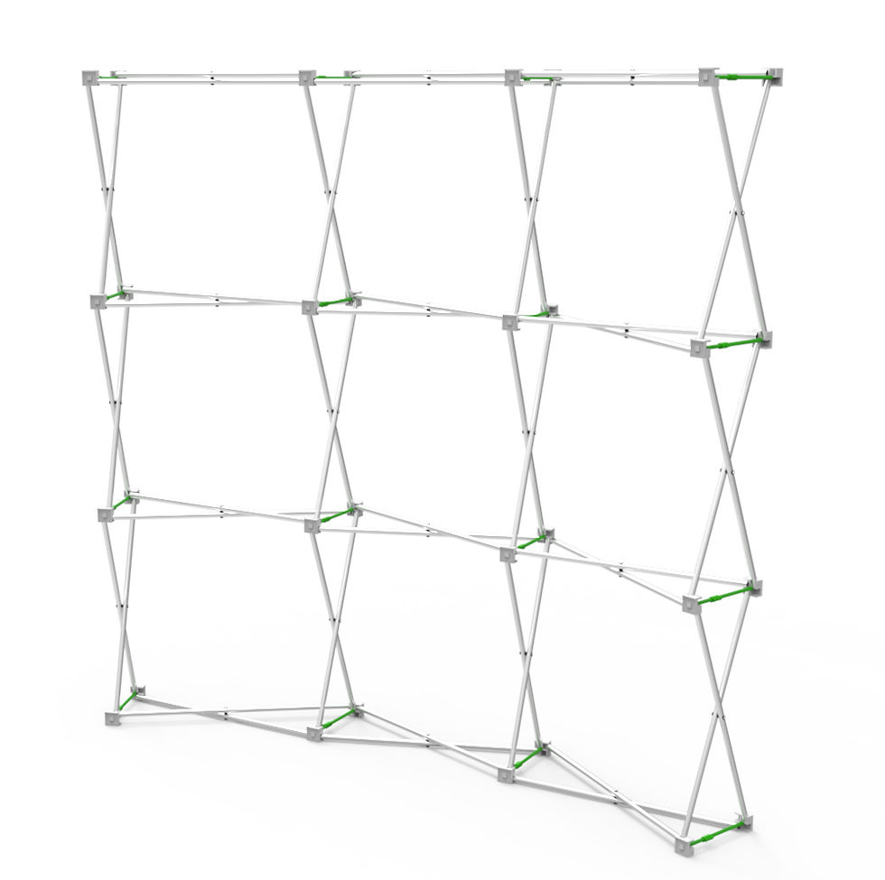 Thumbnail: 8ft Curve Velcro Fabric Pop Up Display