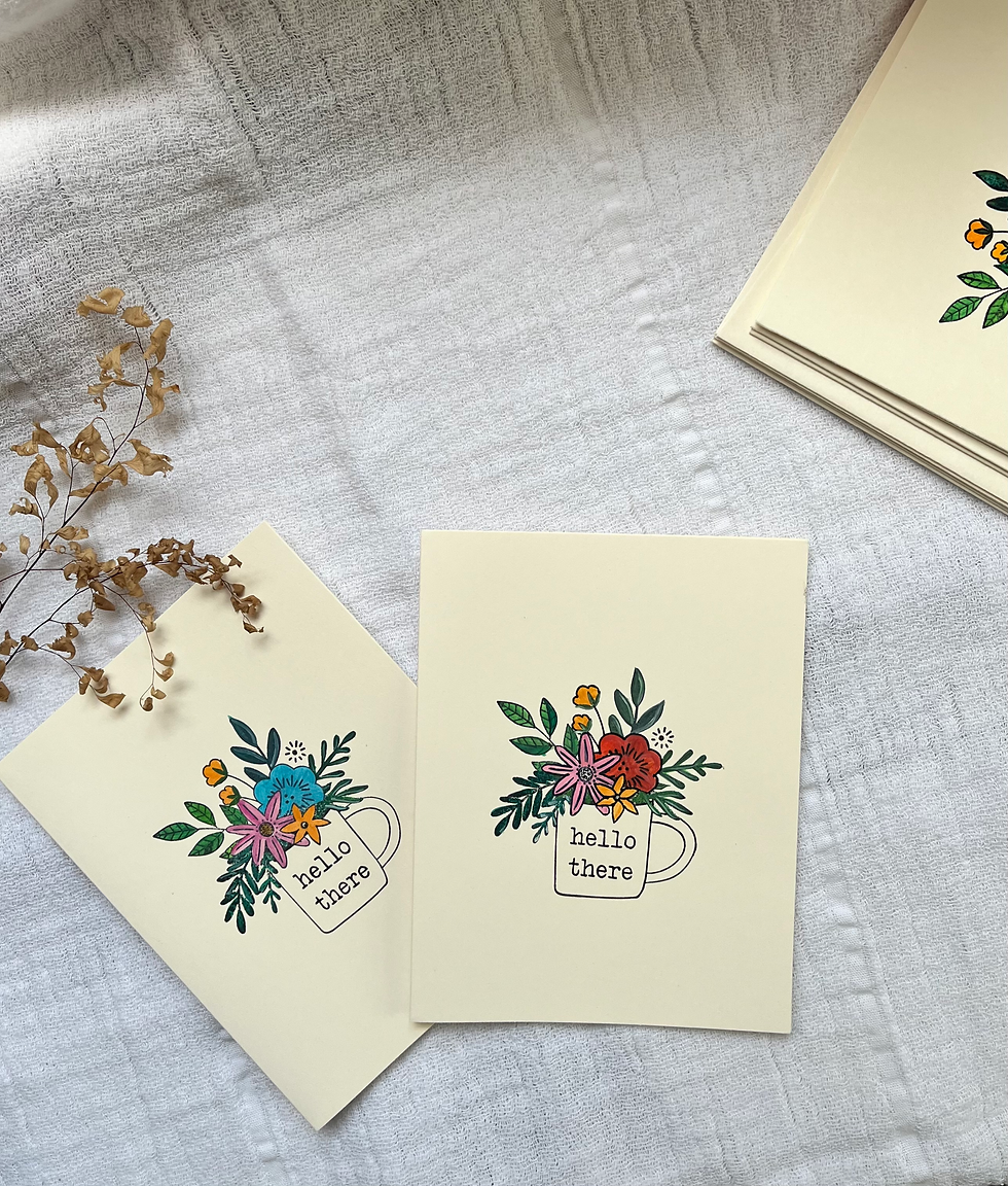 Thumbnail: Greeting card: Hello there