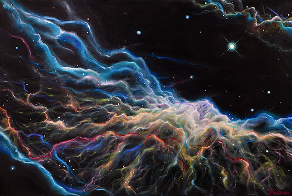 Olieverfschilderij Polarity