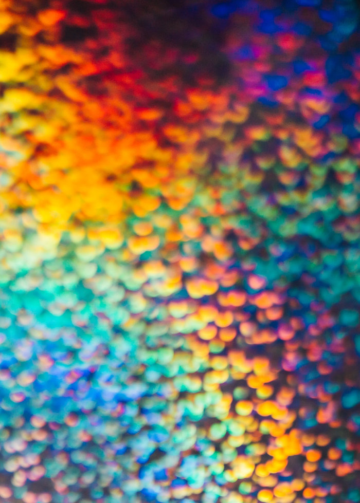 poofy multicolor puffs