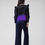 Thumbnail: copy of Peace At Night Knit Jacket With Detachable Sleeves-Purple