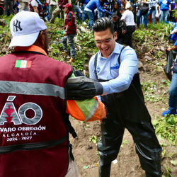 PAN realiza jornada de limpieza en presa San Francisco ubicada en la alcaldía Álvaro Obregón