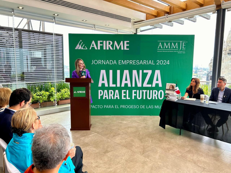 La asociación mexicana de mujeres jefas de empresa, firmaron alianzas para el futuro, con instituciones financieras.