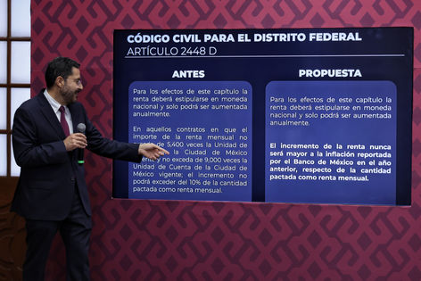 Presenta Martí Batres iniciativa de reformas en materia de vivienda para frenar el aumento excesivo de las rentas en la Ciudad de México