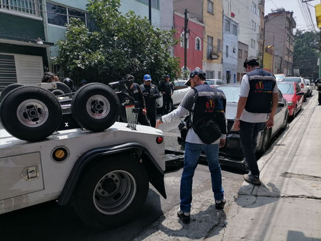 La alcaldía Cuauhtémoc retiró a diario 6 vehículos en situación de abandono de las calles, en 2025