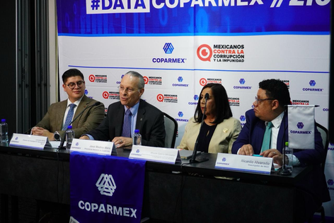COPARMEX y Mexicanos Contra la Corrupción y la Impunidad, advierten que la corrupción se ha incrementado en 9%.