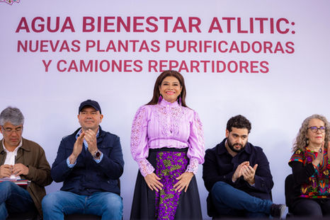 Clara Brugada inició con seis nuevas plantas del programa "Agua Bienestar"