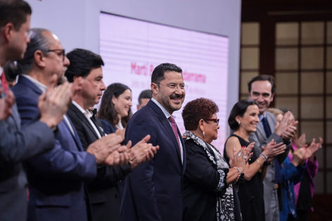 Martí Batres, presentó sus acciones realizadas en su Informe de 100 Días de Actividades