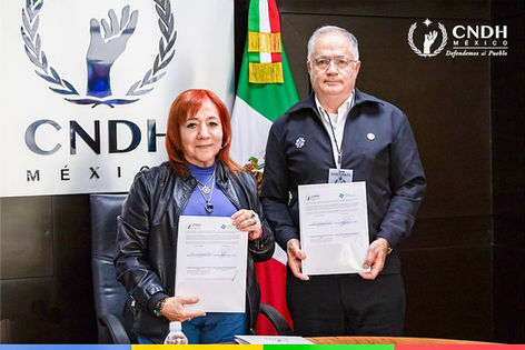 CNDH y AICM instalarán módulos de atención al público en el Aeropuerto Internacional de la Ciudad de México en materia de derechos humanos a personas usuarias
