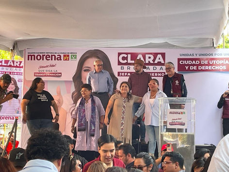 Clara Brugada aseguró que Santiago Taboada es un candidato pirata, por copiar proyectos y propuestas de la 4T