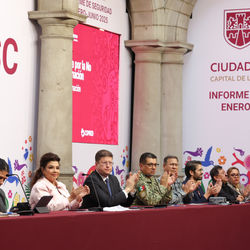 Clara Brugada aseguró que disminuyeron delitos de alto impacto en el primer semestre del año gracias a la coordinación del gabinete de seguridad