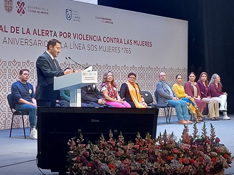El Jefe de Gobierno destacó reducción de feminicidios en 26% en los últimos 3 años 