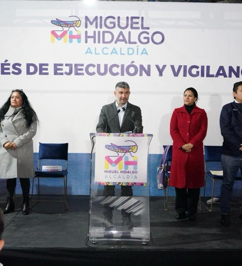 Mauricio Tabe anunció arranque de obras del presupuesto participativo en Miguel Hidalgo.