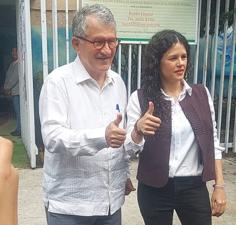 Luisa María Alcalde votó en estas elecciones judiciales