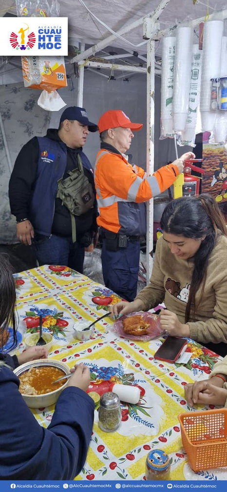 Alcaldía Cuauhtémoc cerró 3 negocios en romería de colonia Buenavista por falta de medidas de Protección Civil