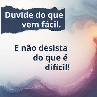 Não desista
