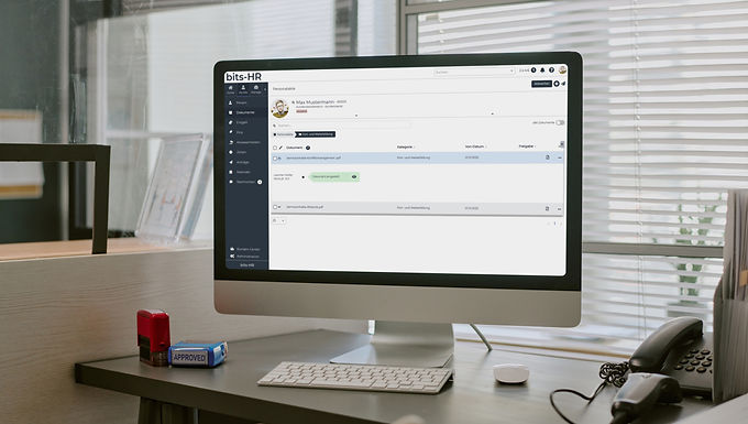 Digitale Lohnabrechnung mit bits-HR