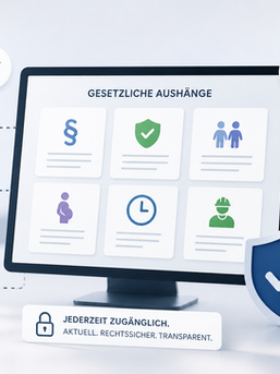 Digitaler Aushang gesetzlicher Informationen mit der HR-Softwareplattform bits-HR
