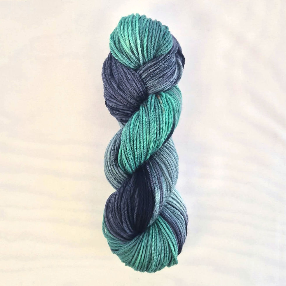 Thumbnail: Sea Glass Pure Merino Wool Yarn (Machine Washable) - Skein - 100 grams