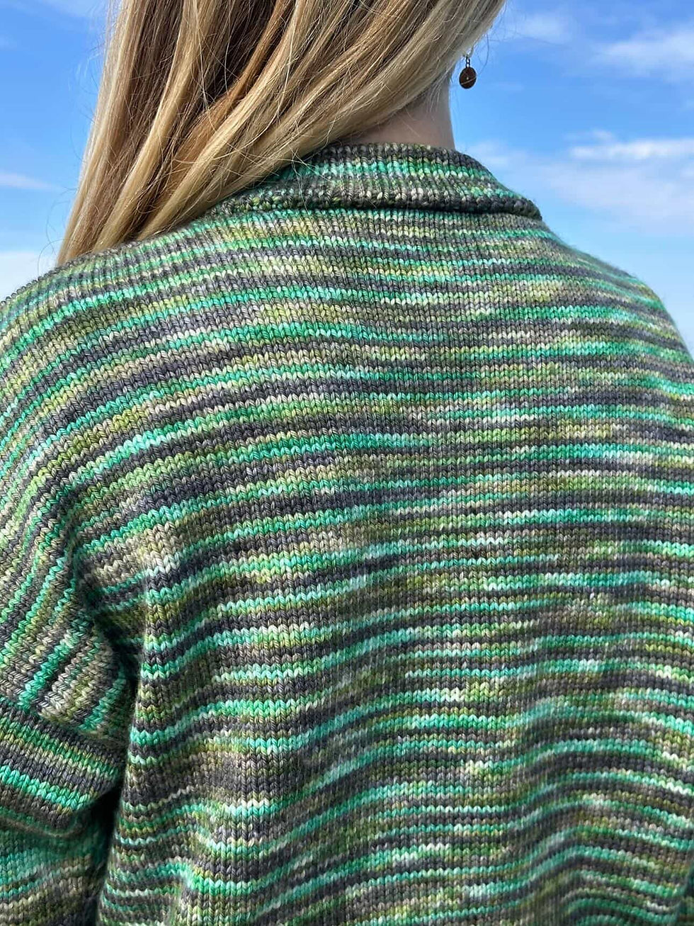 Thumbnail: Ella Victoria Designs Drop Shoulder Machine Knit Jumper using Forest Floor Machine Washable 8 Ply