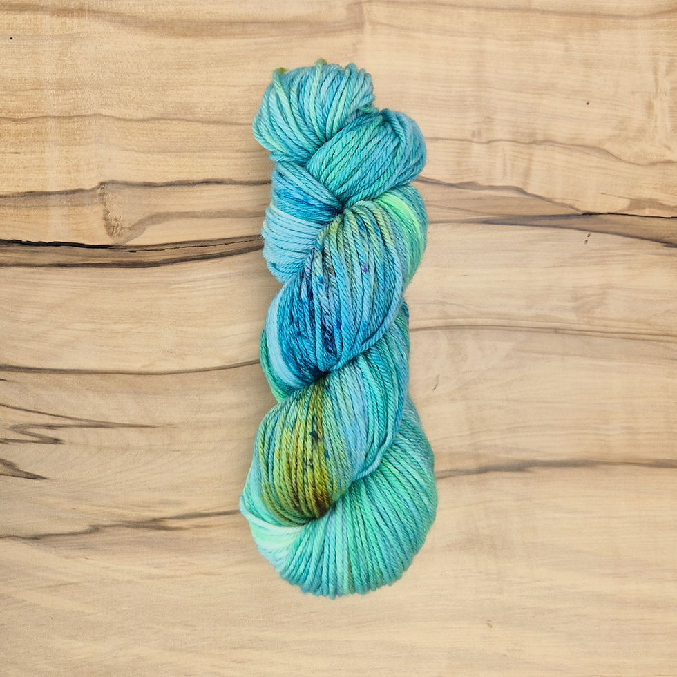 Thumbnail: Green Dream Machine Washable Merino Wool - Skein