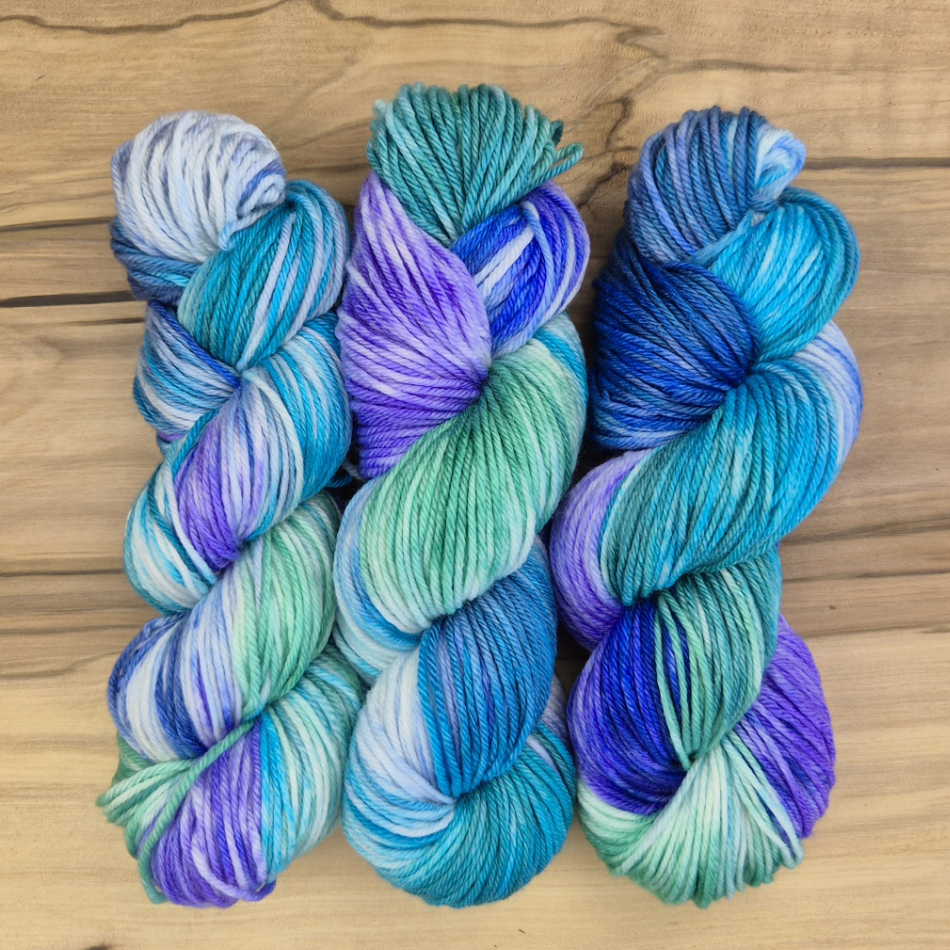 Thumbnail: Mermaid Blue and Green Sock Yarn