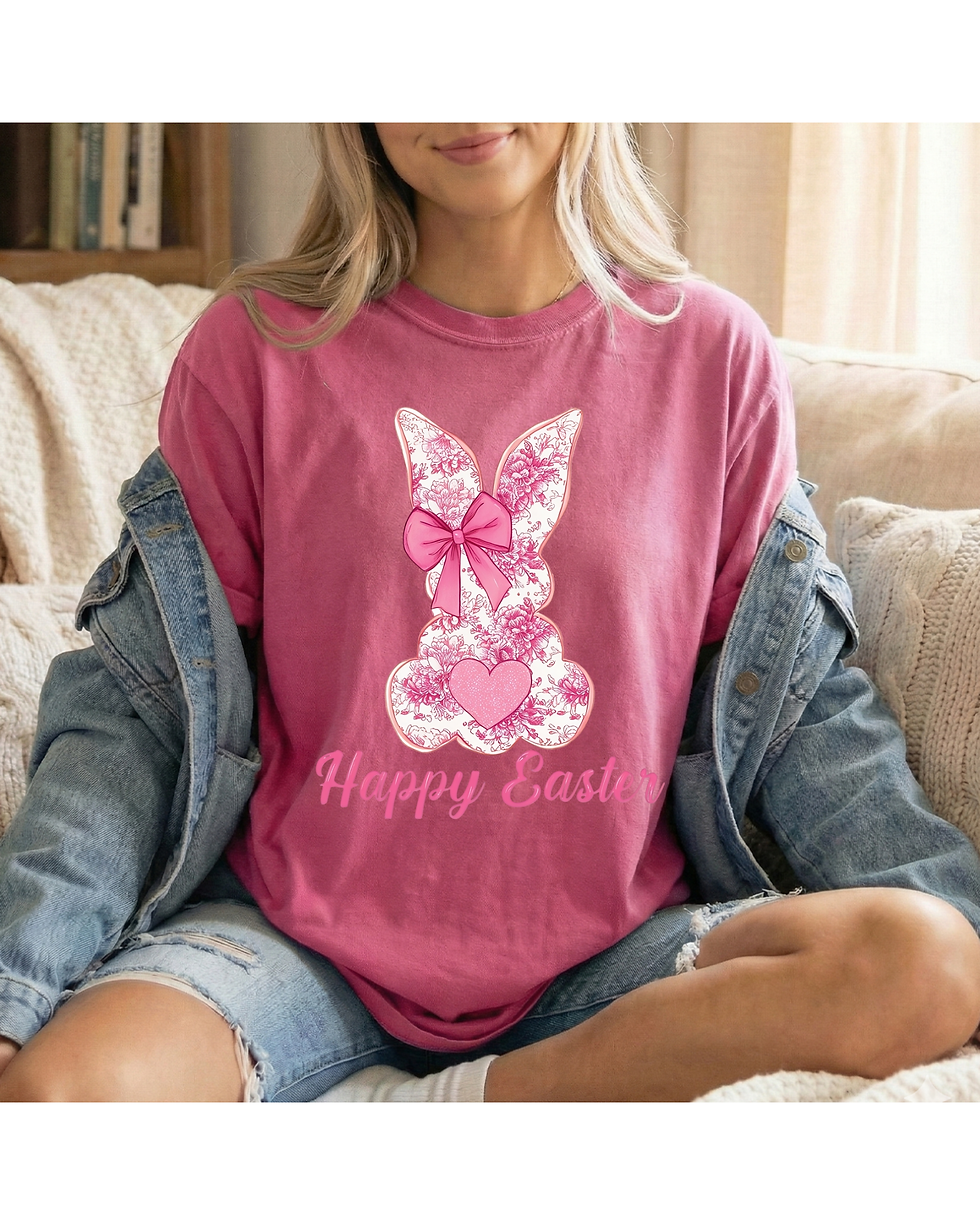 Thumbnail: Preppy Pink heart tail bunny