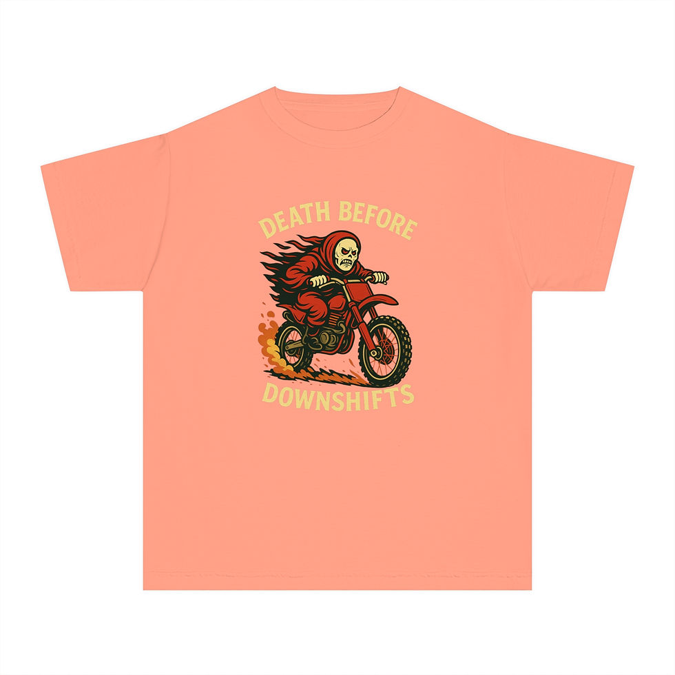 Thumbnail: Death Before Downshifts - Lil Rippers Tee
