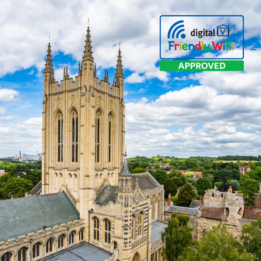 St Edmundsbury Cathedral Achieves Friendly WiFi Certification