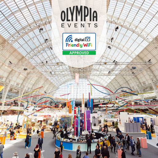 Olympia Events Receives Friendly WiFi Certification