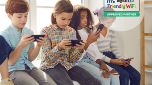 children using phone
