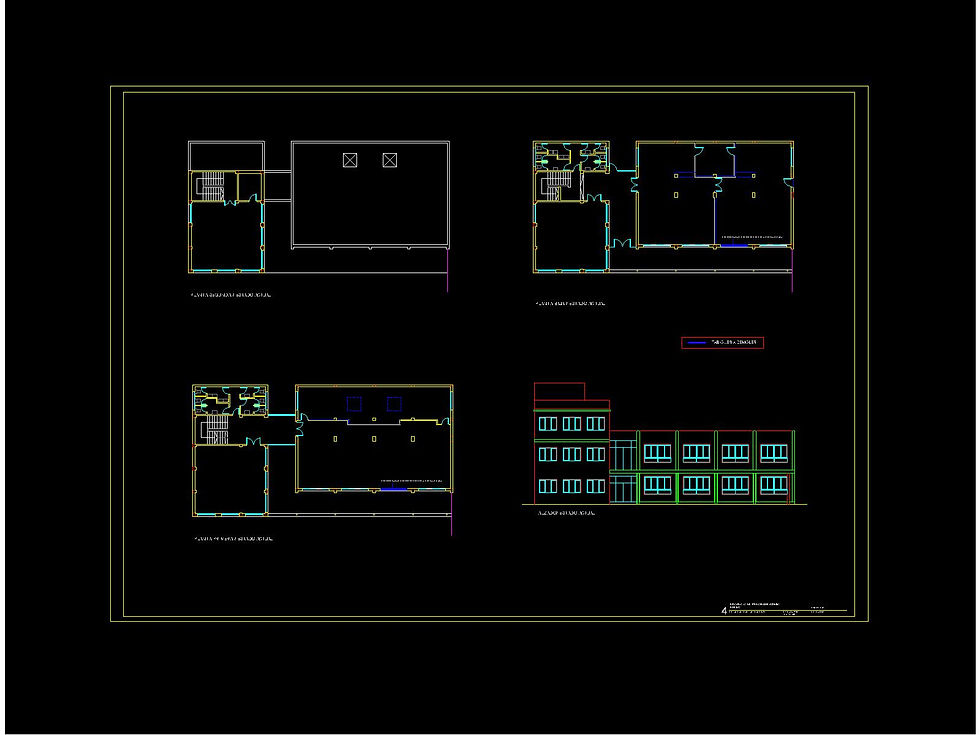 Miniatura: Proyecto de reforma de colegio existente. Archivos editables