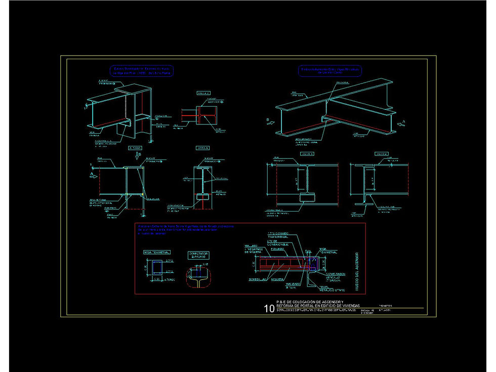 Miniatura: Proyecto de ASCENSOR en edificio existente. Archivos Editables