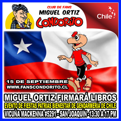 FIESTAS PATRIAS - con - CONDORITO - en - GENDARMERÍA -