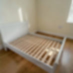 White Sleigh Bed AU$200