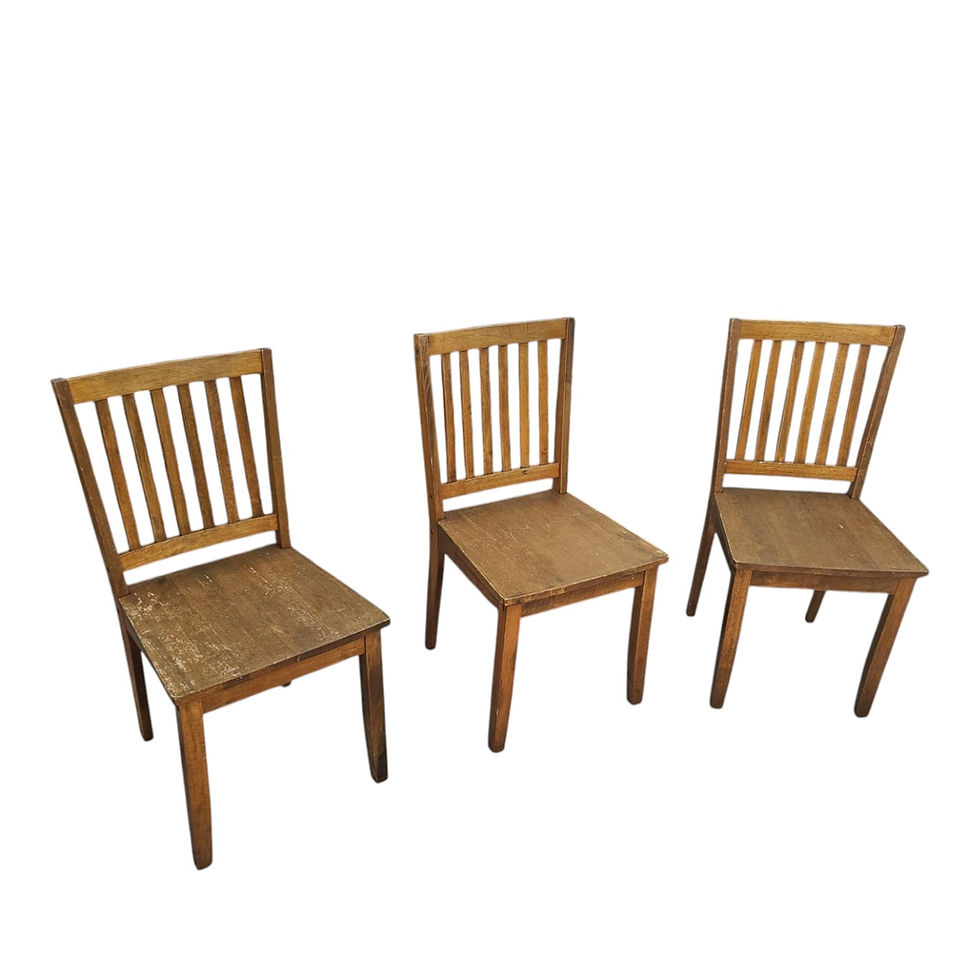 Thumbnail: Wooden Chairs X3 (Dimensions: 50x90x47) (Priced Each)