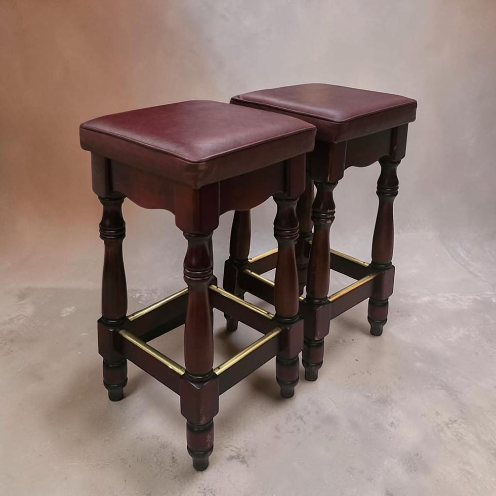 Colonial Style Bar Stools (Dimensions: 70x34x34) 35 Each AU$35