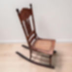 Antique Victorian Wood Rocking Chair w/Cane Seat AU$151