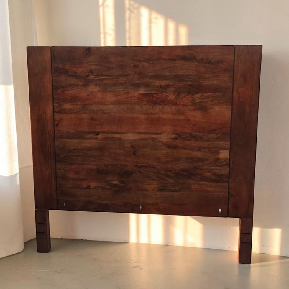 Wooden Bedhead (Dimensions: 137x143x5) AU$175